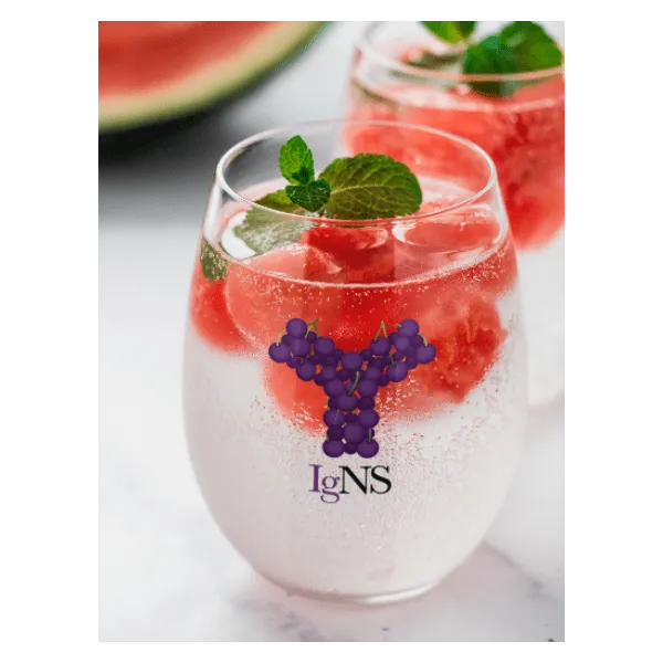 Grapes Stemless Wine Glass